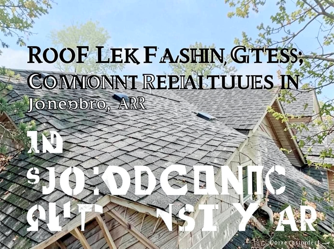 Roof Leaks, Flashing, and Gutters: Common Repair Issues in Jonesboro, AR